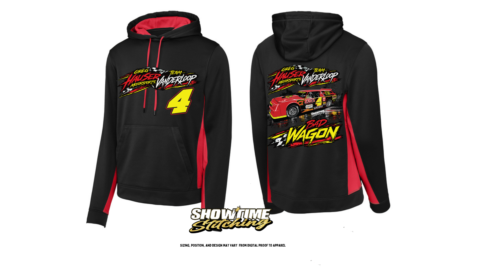 Greg Hauser Motorsports/Team Vanderloop (2 color)Performance Hoodie