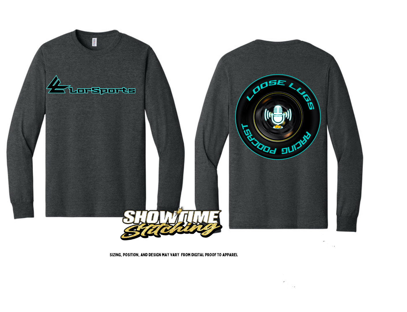 Loose Lug long sleeve ADULT AND YOUTH