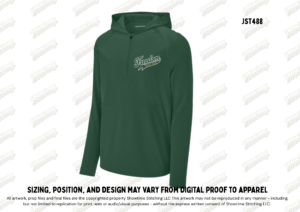 Sport-Tek® Repeat 1/2-Zip Long Sleeve Hooded Jacket JST488